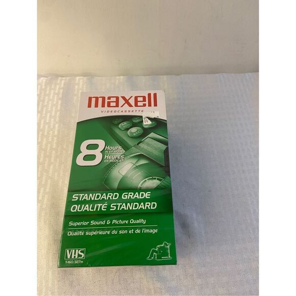 New Maxell vhs tapes 4 pack 8 hours - Picture 1 of 3